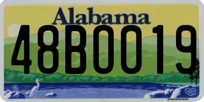 AL license plate 48BO019