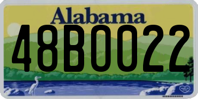 AL license plate 48BO022