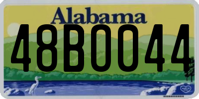 AL license plate 48BO044