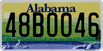 AL license plate 48BO046