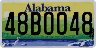 AL license plate 48BO048