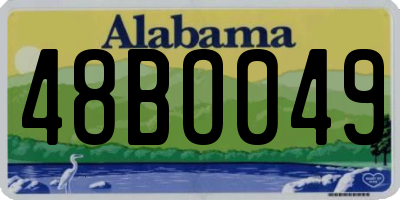 AL license plate 48BO049