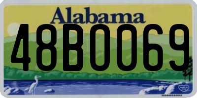 AL license plate 48BO069