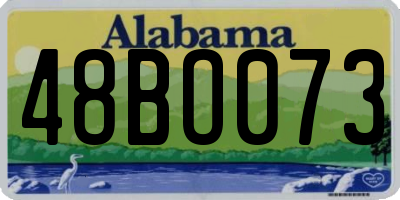 AL license plate 48BO073