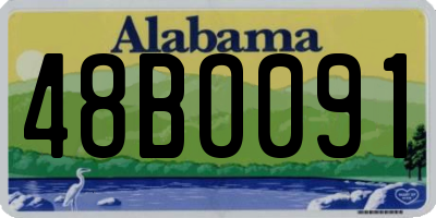 AL license plate 48BO091