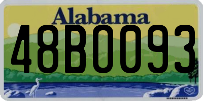 AL license plate 48BO093
