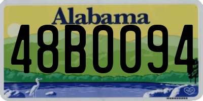 AL license plate 48BO094