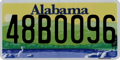 AL license plate 48BO096