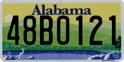 AL license plate 48BO121