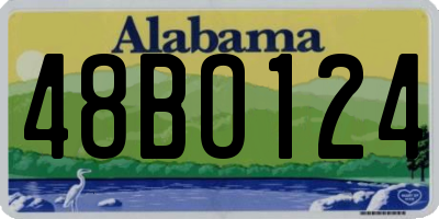 AL license plate 48BO124