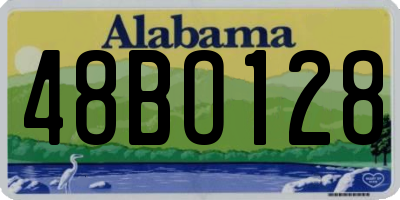 AL license plate 48BO128