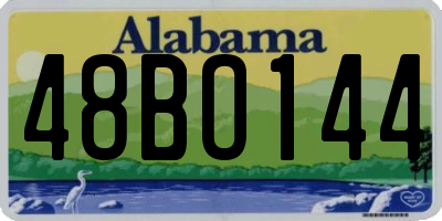 AL license plate 48BO144