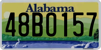 AL license plate 48BO157
