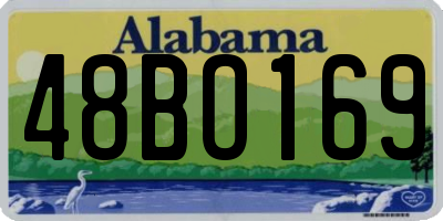 AL license plate 48BO169