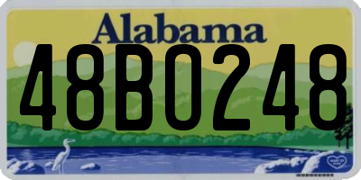 AL license plate 48BO248