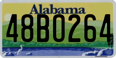 AL license plate 48BO264
