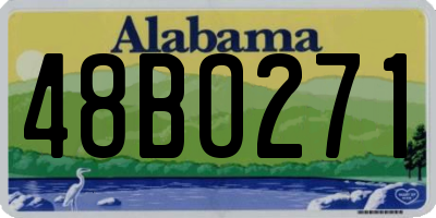 AL license plate 48BO271