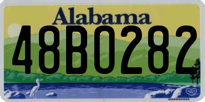 AL license plate 48BO282