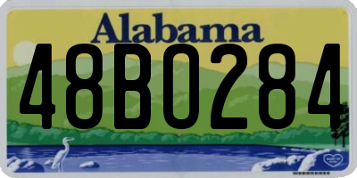 AL license plate 48BO284