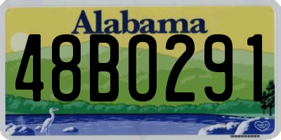 AL license plate 48BO291