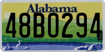 AL license plate 48BO294