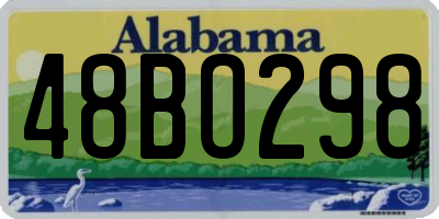AL license plate 48BO298