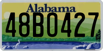 AL license plate 48BO427