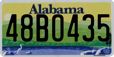 AL license plate 48BO435