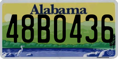 AL license plate 48BO436