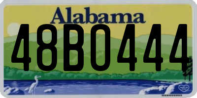 AL license plate 48BO444