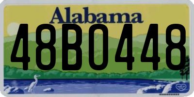 AL license plate 48BO448