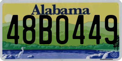 AL license plate 48BO449
