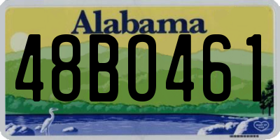 AL license plate 48BO461