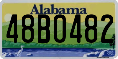 AL license plate 48BO482