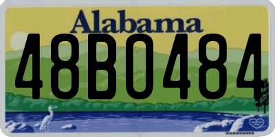 AL license plate 48BO484