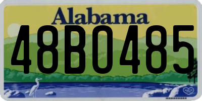 AL license plate 48BO485