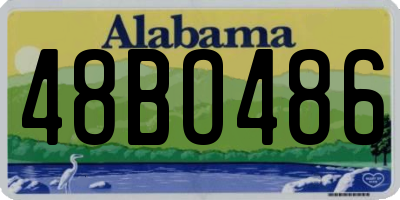 AL license plate 48BO486