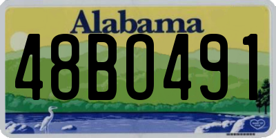 AL license plate 48BO491
