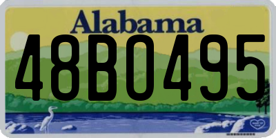 AL license plate 48BO495