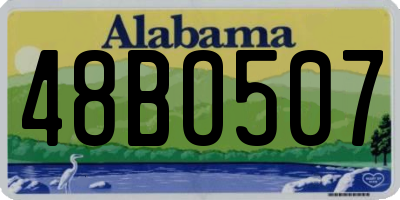 AL license plate 48BO507