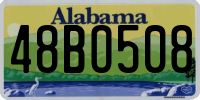 AL license plate 48BO508
