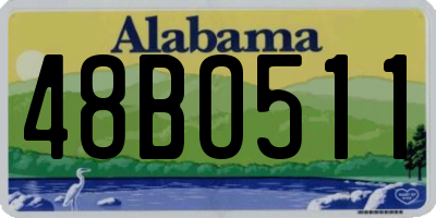 AL license plate 48BO511