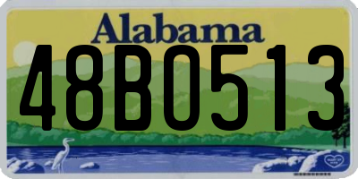 AL license plate 48BO513