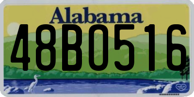 AL license plate 48BO516