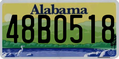 AL license plate 48BO518
