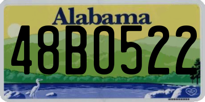 AL license plate 48BO522