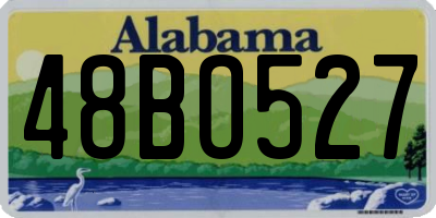 AL license plate 48BO527