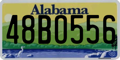 AL license plate 48BO556