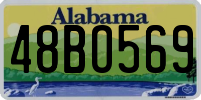 AL license plate 48BO569