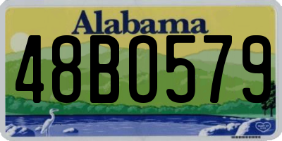 AL license plate 48BO579